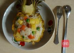 五彩奶香菠萝饭的做法图解7