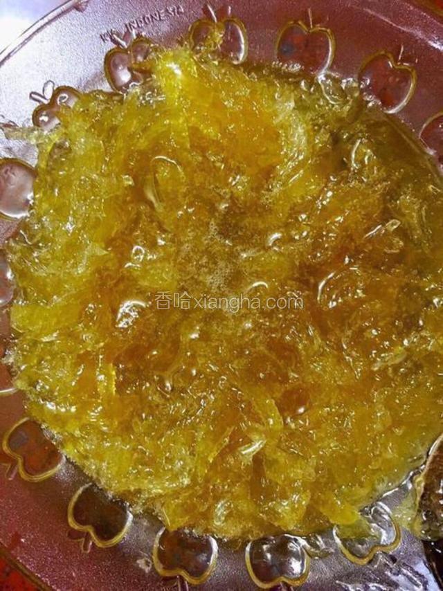 放凉后加入蜂蜜搅拌均匀即可