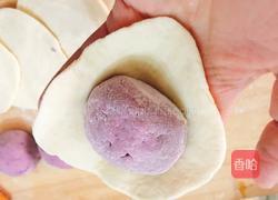 双色梅花馒头的做法图解4