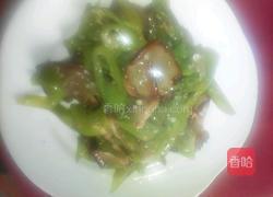 青椒炒腊肉的做法图解4