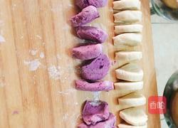 双色玫瑰花卷的做法图解3