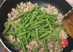 橄榄菜肉碎炒豆角的做法图解6