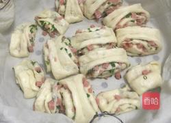 葱花火腿肠卷的做法图解6