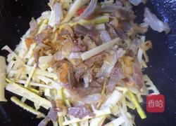 雷笋炒腊肉的做法图解9