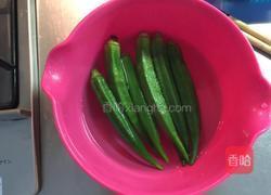 秋葵缀豆腐的做法图解4