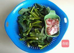 菜苔炒香肠的做法图解1