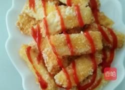 番茄酱炸豆腐的做法图解5