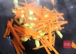 合菜（胡萝卜、春笋、红薯粉）的做法图解11