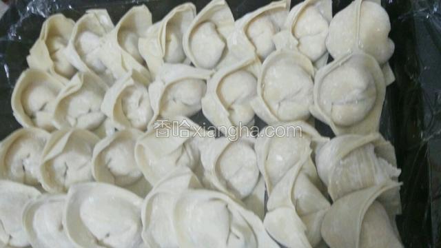 全部包好了  白白胖胖