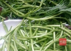 黎蒿炒腊肉的做法图解2