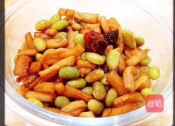 萝卜干炒青豆的做法图解7