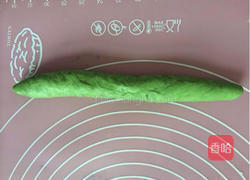 无油汤种双色排包的做法图解7