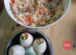 咸鸭蛋糯米饭的做法图解3