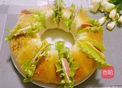 花环汉堡包的做法图解12