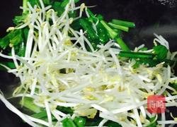 豆芽韭菜炒香干的做法图解4