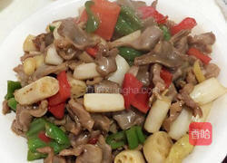 泡藕带炒鸡胗的做法图解6