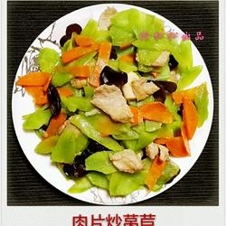 肉片炒莴苣的做法[图]