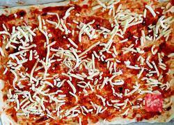 薄底火腿披萨的做法图解12