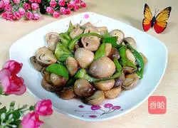 Illustration of how to make straw mushrooms in oyster sauce 7