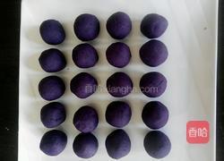 紫薯蜜豆酥的做法图解5