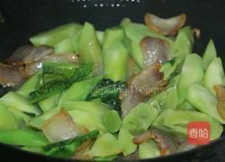 莴笋腊肉的做法图解4
