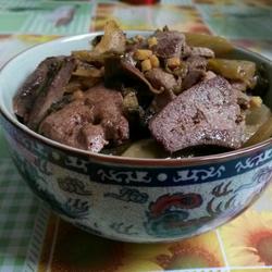 酸菜炒猪肝的做法[图]