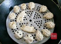 绣球馒头的做法图解11