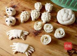 绣球馒头的做法图解13