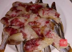 咸鱼蒸腊肠的做法图解4