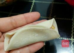 白菜猪肉饺子（麦穗饺子包法）的做法图解5