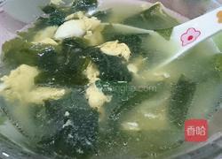 裙带鸡蛋汤的做法图解6