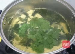 裙带鸡蛋汤的做法图解5