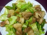手撕包菜炒肉片的做法[图]