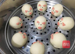 萌猪奶黄包的做法图解8