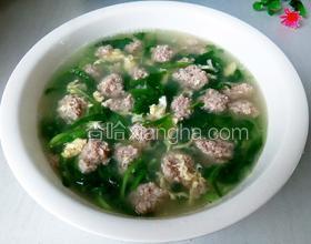 青菜肉圓湯