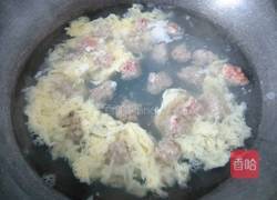 青菜肉圆汤的做法图解3