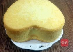 6寸心形戚风蛋糕的做法图解13