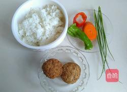 肉末彩蔬炒饭的做法图解1