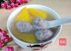 木瓜滚肉丸汤的做法图解6