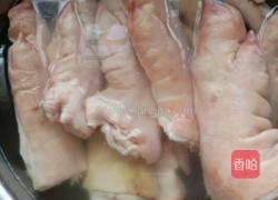 炖猪蹄的做法图解1