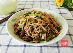 羊肉片炒金针菇的做法图解9