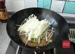 羊肉片炒金针菇的做法图解7