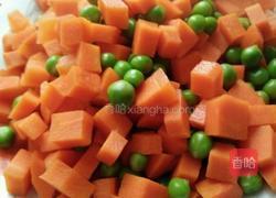 萝卜豌豆炒肉末的做法图解2