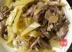 猪心炒咸菜的做法图解8