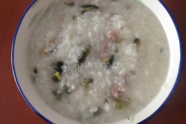 皮蛋瘦肉粥（十五分钟）