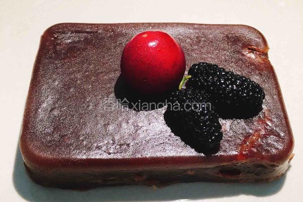 微波炉版——水果黑巧克力布朗尼