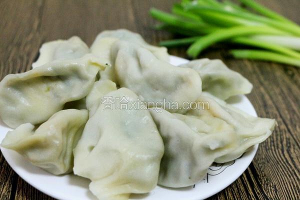 茼蒿鲜虾水饺