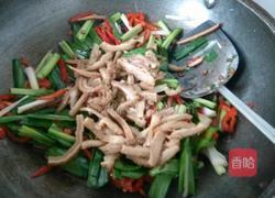 大蒜炒牛肚的做法圖解5