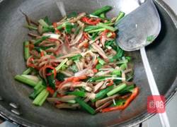 大蒜炒牛肚的做法图解7