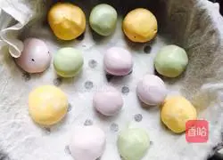 Illustration of how to make colorful glutinous rice balls (Yuanxiao) 5